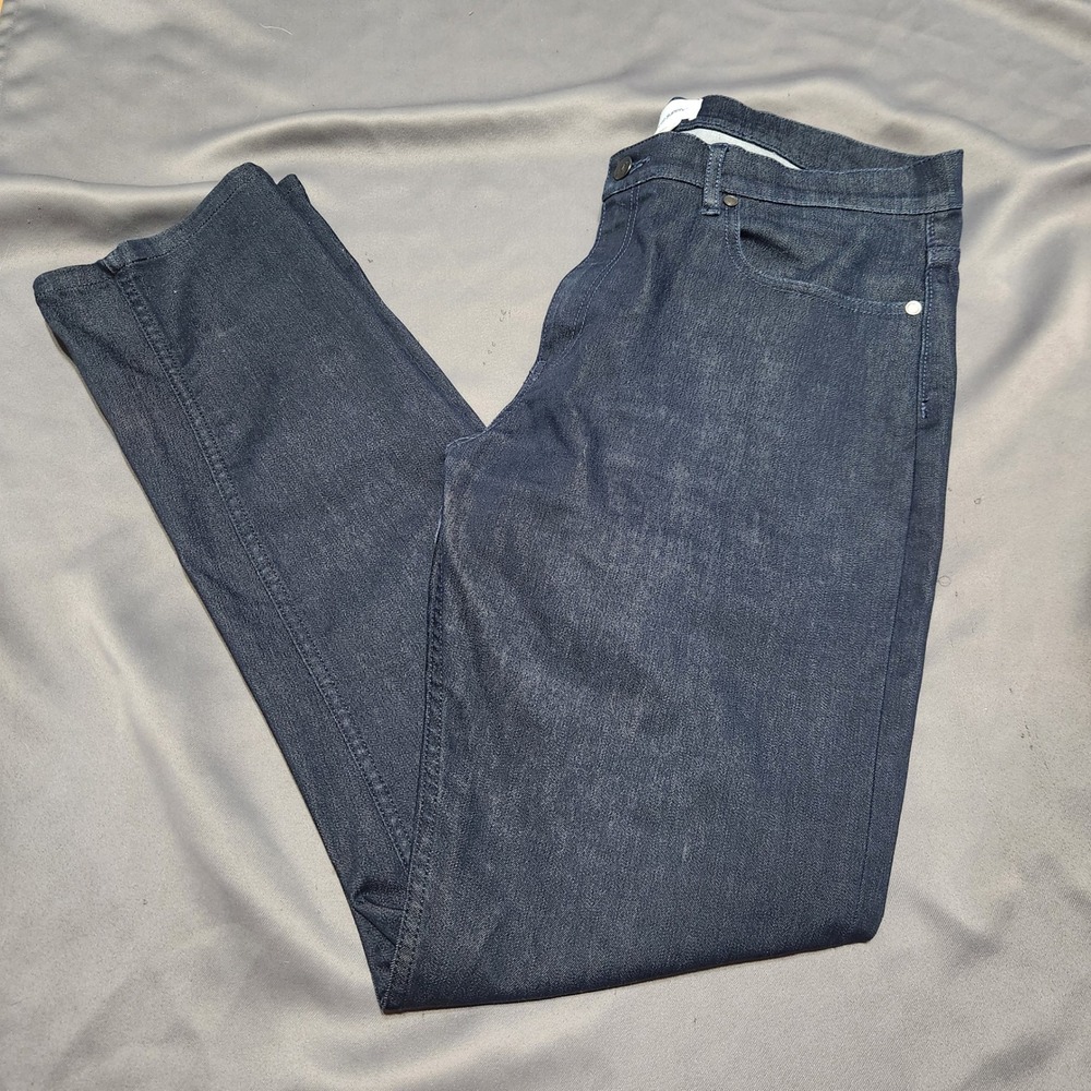 Ministry of Supply Slim Fit Dark Indigo Stretch Pants Mens 36x34 Techwear